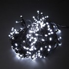 Гирлянда светодиодная, длина 26.0м, нить темная, 400LED диодов, с контроллером, цвет-белый. Артикул Г55023